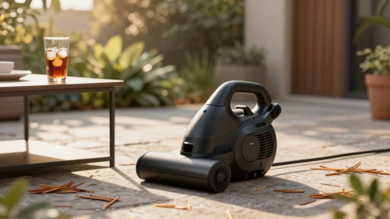 compact leaf blowers streamline patio cleanup