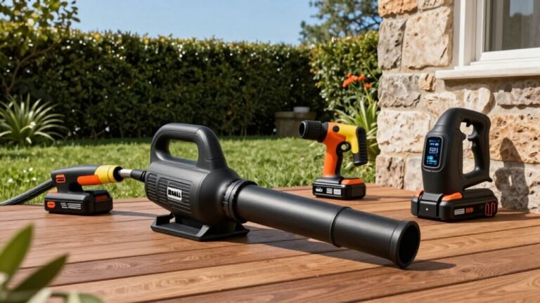 dewalt battery powered leaf blowers