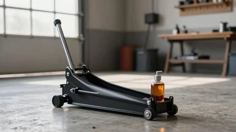 fill hydraulic floor jack