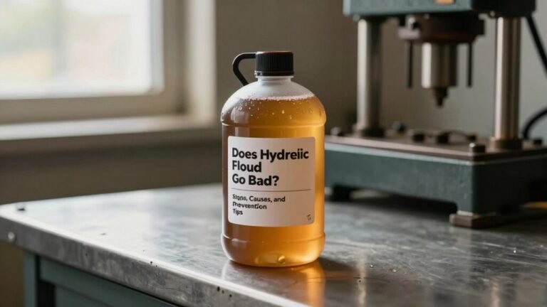 hydraulic fluid degradation indicators