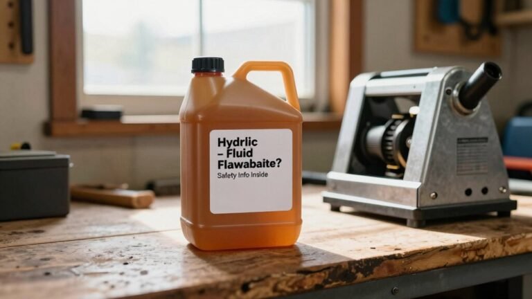 hydraulic fluid fire risks