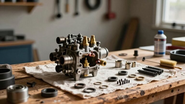 leaf blower carburetor cleaning