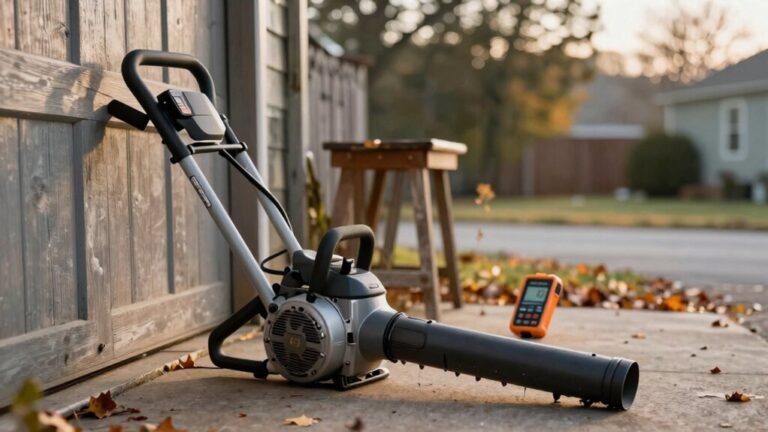 leaf blower decibel range