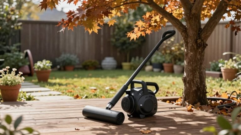 leaf blowers conquer acorns