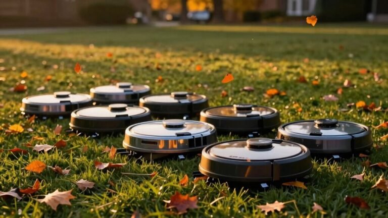 leaf vacuum pristine lawn maintenance