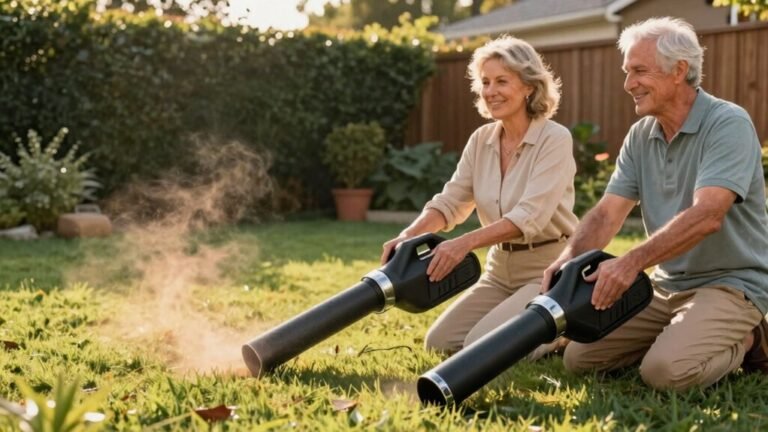 lightweight leaf blowers seniors easy operation
