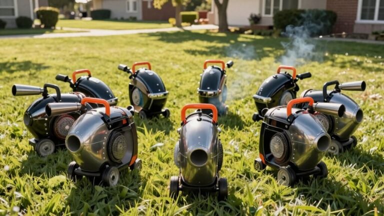 powerful gas powered leaf blowers dominate