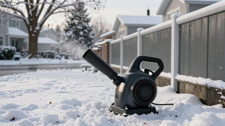 powerful leaf blowers snow crushing