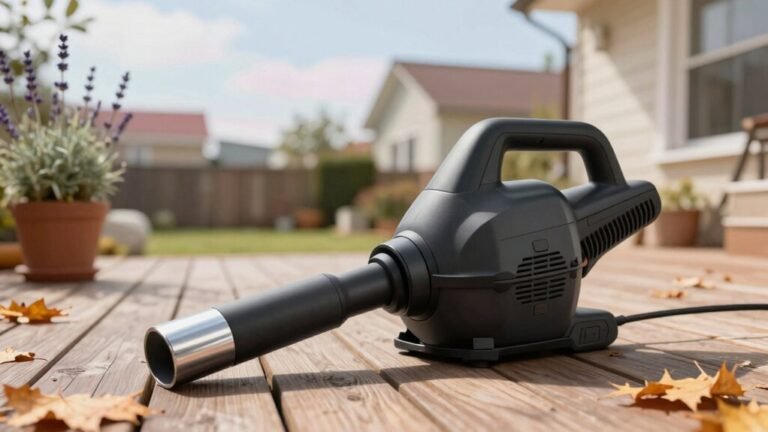 safe efficient leaf blowing