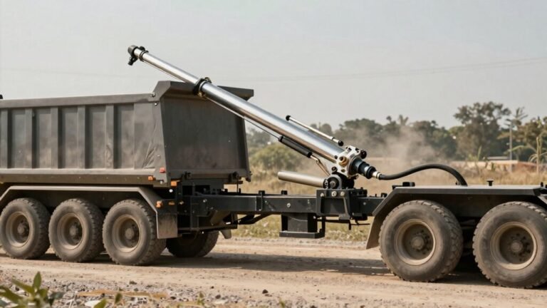 top hydraulic dump cylinders