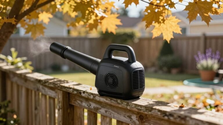 turn off leaf blower safely
