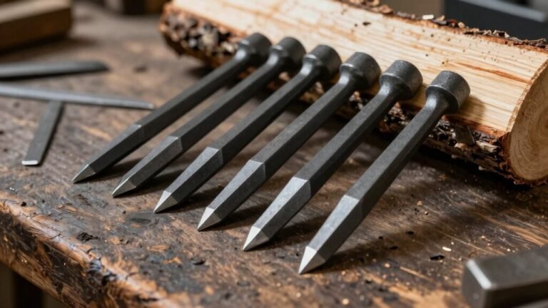 wood splitter wedges slice logs