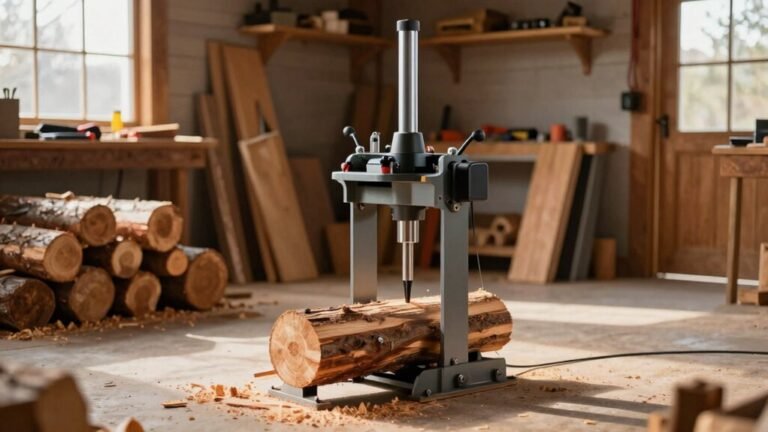 woodworker log splitter guide